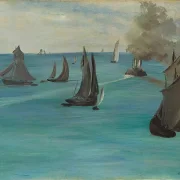 Meerblick, ruhiges Wetter - 1864