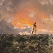 Meereslandschaft mit Wrack - 1831