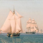 Schiffe unter Segeln in einer milden Brise an einem klaren Sommer - 1836