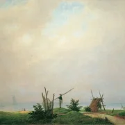 Meeresstrand mit Fischer  - 1807