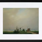 Meeresstrand mit Fischer  - 1807