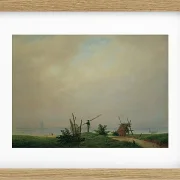 Meeresstrand mit Fischer  - 1807