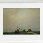 Meeresstrand mit Fischer  - 1807