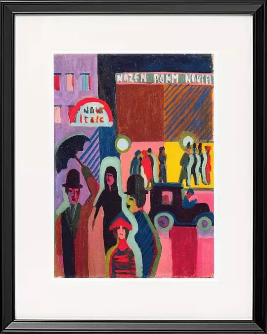 Menschen im Regen - 1927