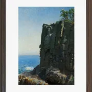 Michael Ancher - Die heiligen Klippen bei Rø 1890 | Giclée Kunstdruck gerahmt