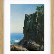 Michael Ancher - Die heiligen Klippen bei Rø 1890 | Giclée Kunstdruck gerahmt