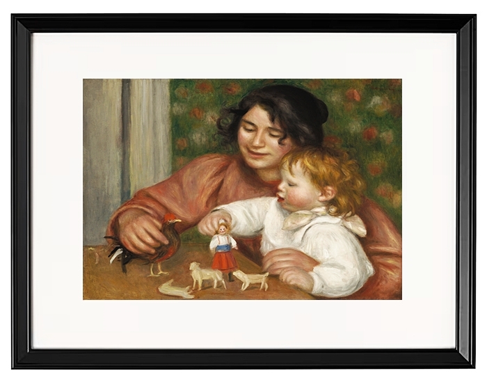 Kind mit Spielzeug - 1896