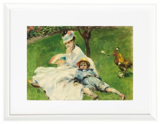 Madame Monet und ihr Sohn - 1874