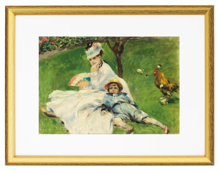 Madame Monet und ihr Sohn - 1874