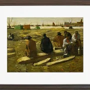 Frokosttid på byggepladsen - 1897