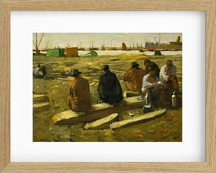 Frokosttid på byggepladsen - 1897