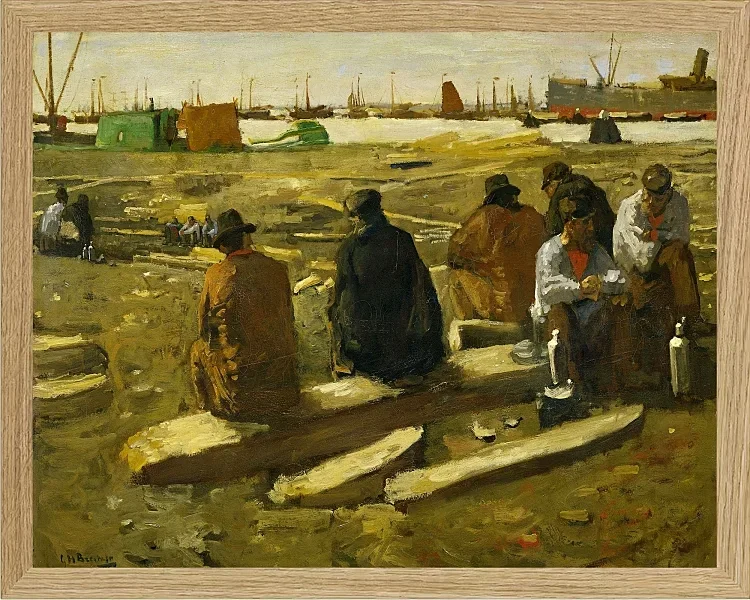 Frokosttid på byggepladsen - 1897