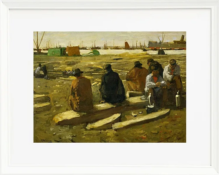 Frokosttid på byggepladsen - 1897