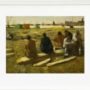 Frokosttid på byggepladsen - 1897