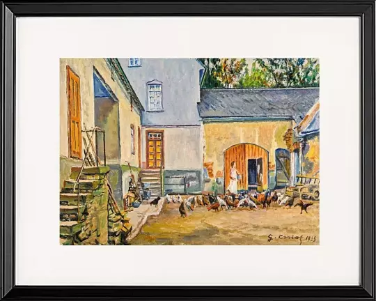 Müllers Hof, Frieda und ihre Hühner – 1933