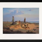 Männer von Skagen an einem Sommerabend bei gutem Wetter - 1848