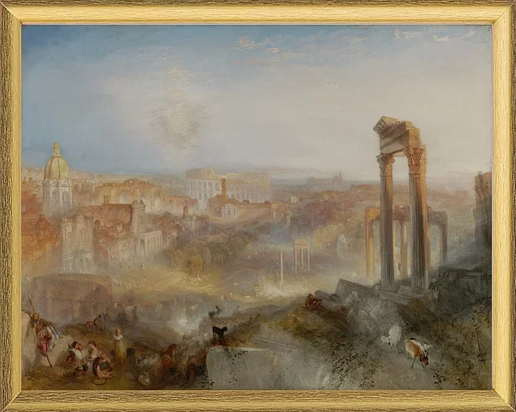 Modernes Rom, Campo Vaccino - 1839