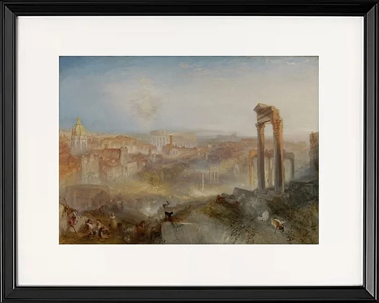 Modernes Rom, Campo Vaccino - 1839