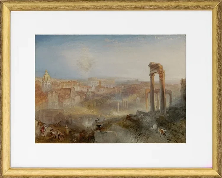 Modernes Rom, Campo Vaccino - 1839