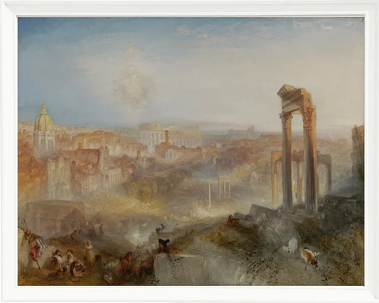 Modernes Rom, Campo Vaccino - 1839