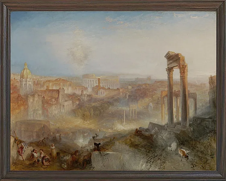 Modernes Rom, Campo Vaccino - 1839