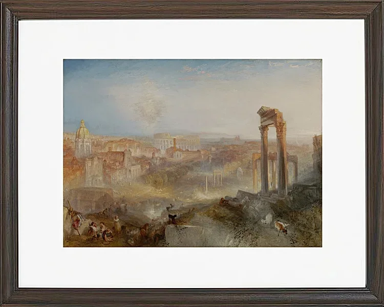 Modernes Rom, Campo Vaccino - 1839