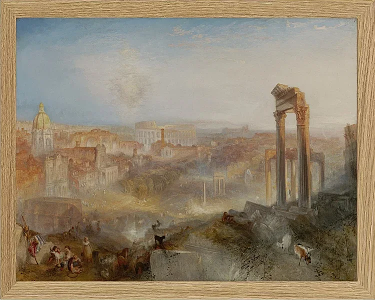 Modernes Rom, Campo Vaccino - 1839