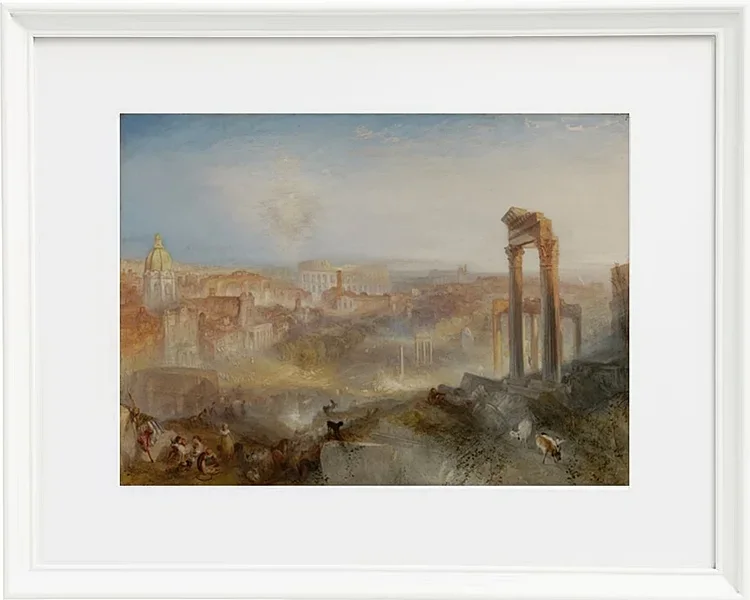 Modernes Rom, Campo Vaccino - 1839