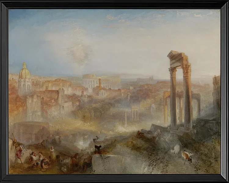 Modernes Rom, Campo Vaccino - 1839