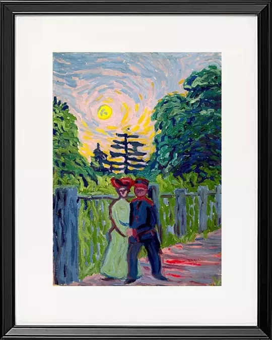 Mondaufgang, Soldat und Jungfrau – 1905