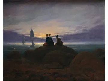 Mondaufgang über dem Meer - 1822