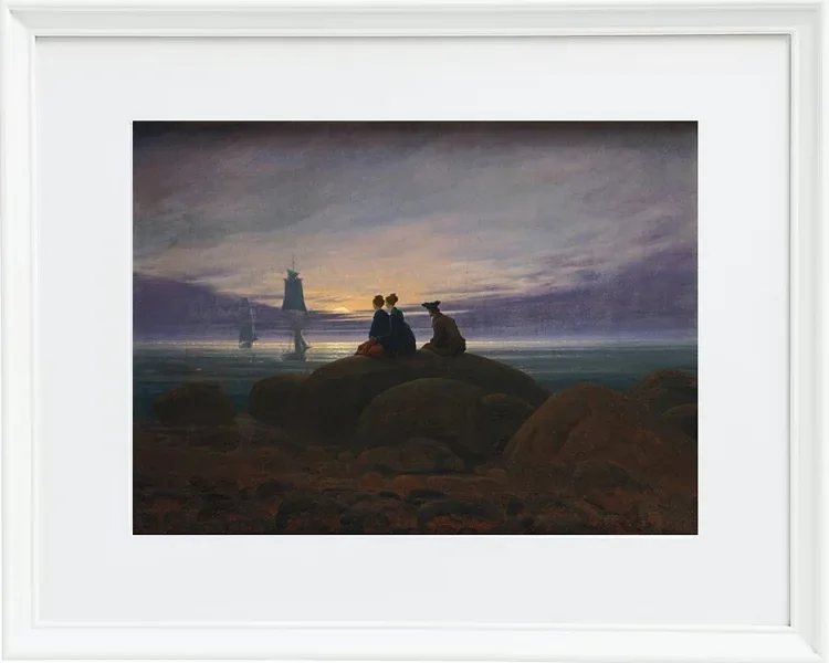 Mondaufgang über dem Meer - 1822