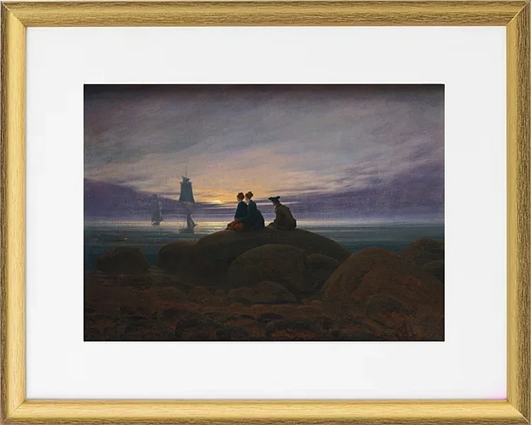 Mondaufgang über dem Meer - 1822