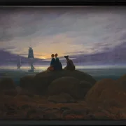 Mondaufgang über dem Meer - 1822