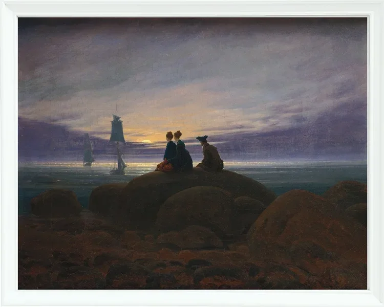 Mondaufgang über dem Meer - 1822