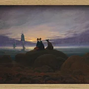 Mondaufgang über dem Meer - 1822