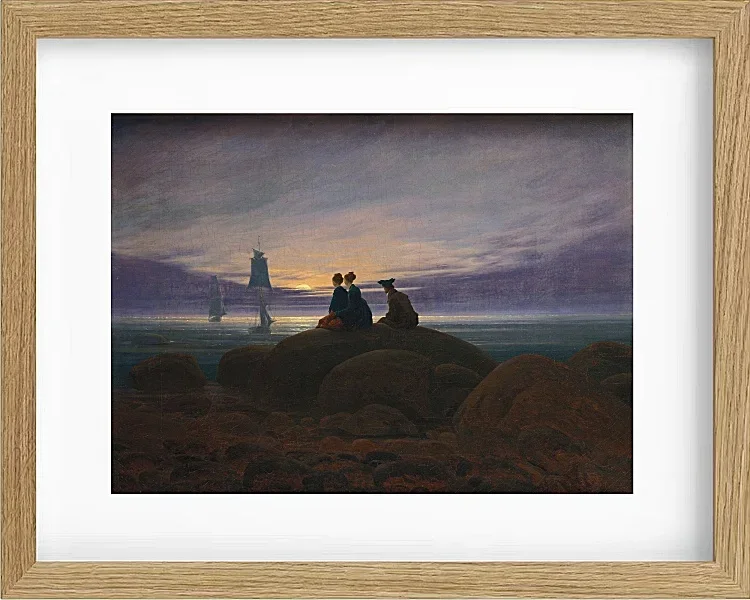 Mondaufgang über dem Meer - 1822