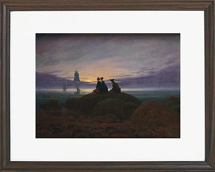 Mondaufgang über dem Meer - 1822