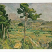 Mount Sainte-Victoire og Viadukten i Arc River Valley - 1882