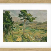 Mount Sainte-Victoire og Viadukten i Arc River Valley - 1882