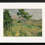 Mount Sainte-Victoire og Viadukten i Arc River Valley - 1882