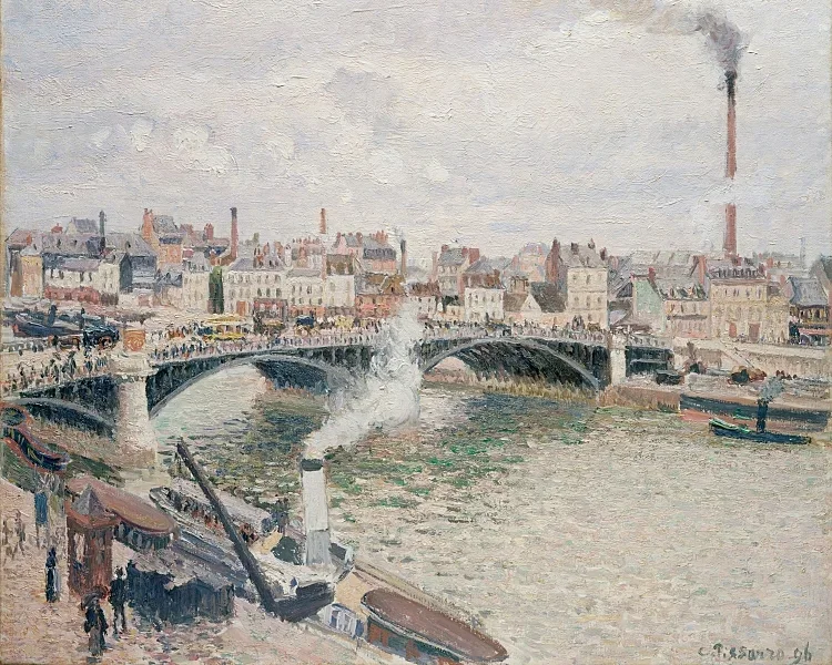 Morgen, ein bewölkter Tag, Rouen – 1896