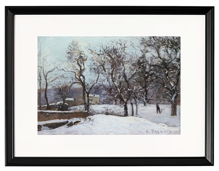 Schnee bei Louveciennes – 1870