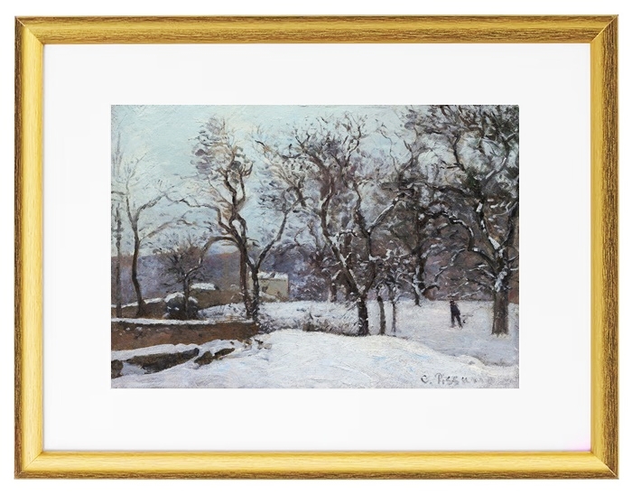 Schnee bei Louveciennes – 1870