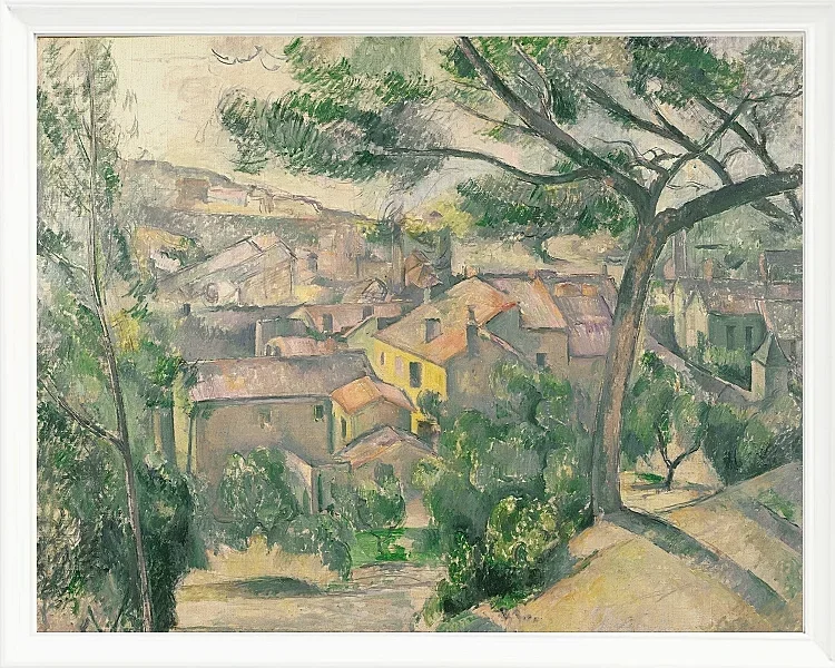 Morgenudsigt over L'Estaque mod sollyset - 1889