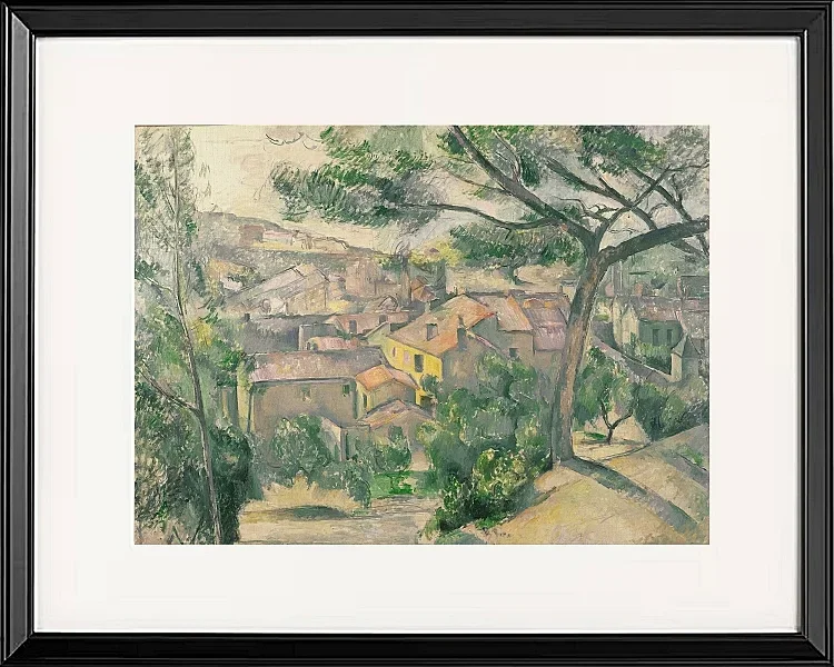 Morgenudsigt over L'Estaque mod sollyset - 1889
