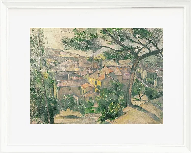 Morgenudsigt over L'Estaque mod sollyset - 1889