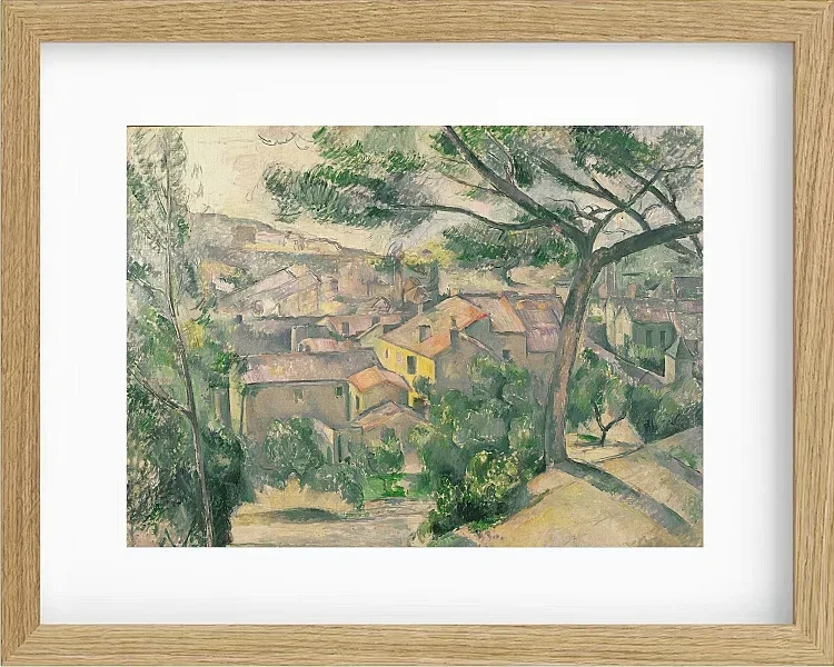 Morgenudsigt over L'Estaque mod sollyset - 1889