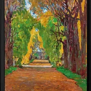 Motiv fra slottets park i Jevisovice - 1930