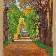 Motiv fra slottets park i Jevisovice - 1930